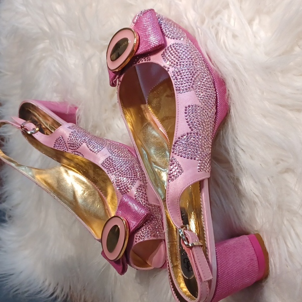 Bruno Giordano open toe heels